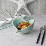 Салатник 125 мл 13 × 12,9 см h 9 см для закусок Sea Blue Shell Frutti di Mare P.L. Proff Cuisine 1
