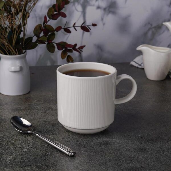 Кружка 370 мл белая d 8,5 см h9,1 см Neo Silk Stackable Noble