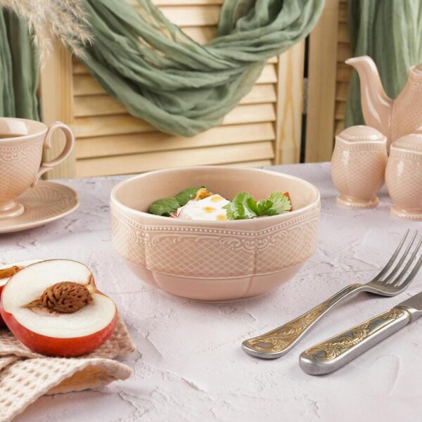 Салатник 800 мл d14,6 см h7 см Aristocrat Peach Tea Stackable Noble