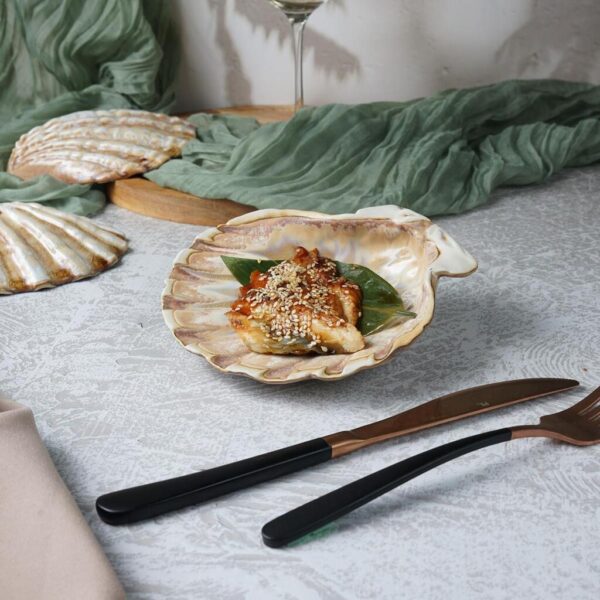 Блюдо для подачи 15 × 15 см h 5,5 см 125 мл Pearl Shell Frutti di Mare P.L. Proff Cuisine