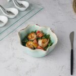 Салатник 450 мл 14 × 13,8 см h 7 см для закусок Sea Blue Flower Frutti di Mare P.L. Proff Cuisine 3