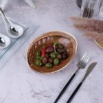 Салатник 365 мл 19 × 14,5 см h 5 см для закусок Pearl Ammonite Shell Frutti di Mare P.L. Proff Cuisine 3