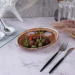 Салатник 365 мл 19 × 14,5 см h 5 см для закусок Pearl Ammonite Shell Frutti di Mare P.L. Proff Cuisine 1