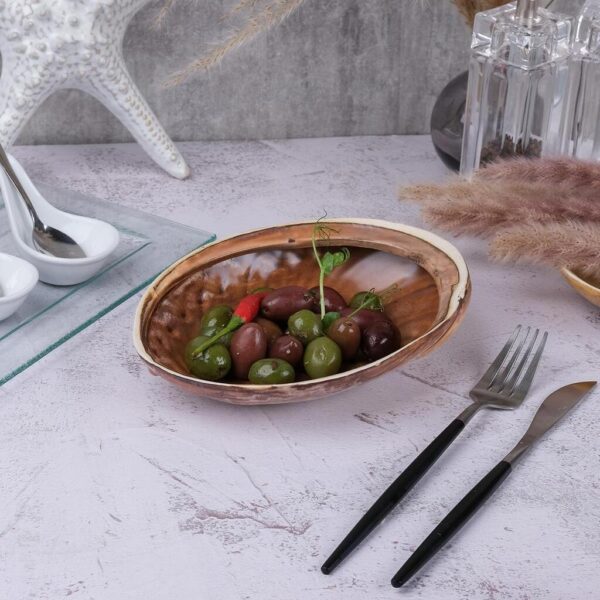 Салатник 365 мл 19 × 14,5 см h 5 см для закусок Pearl Ammonite Shell Frutti di Mare P.L. Proff Cuisine