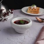 Молочник соусник 100 мл d 6,8/6,3 см h5,4 см круглый фарфор Frost White Moon P.L. Proff Cuisine 3