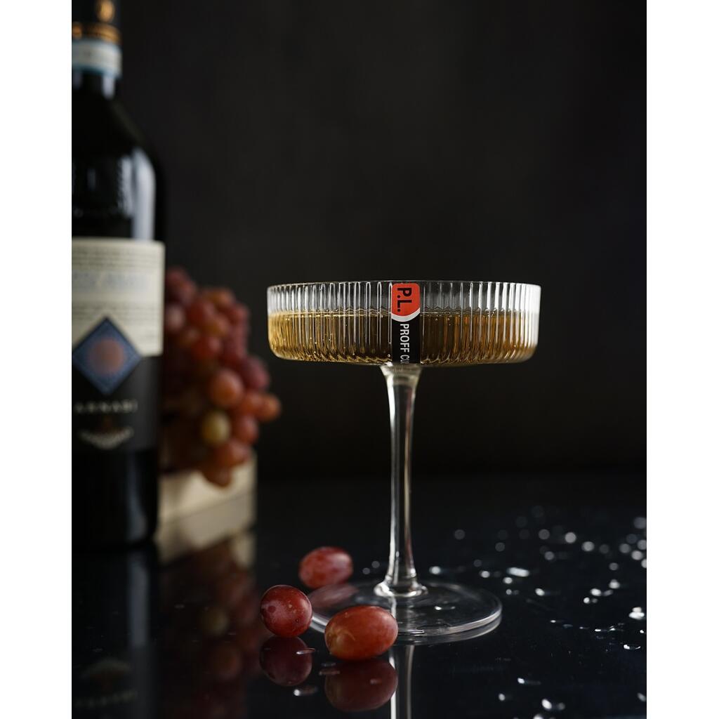 Рюмка коктейльная 250 мл "ProBar Optical" d 10,5 см h13 см P.L. - BarWare [4] — P.L. BarWare