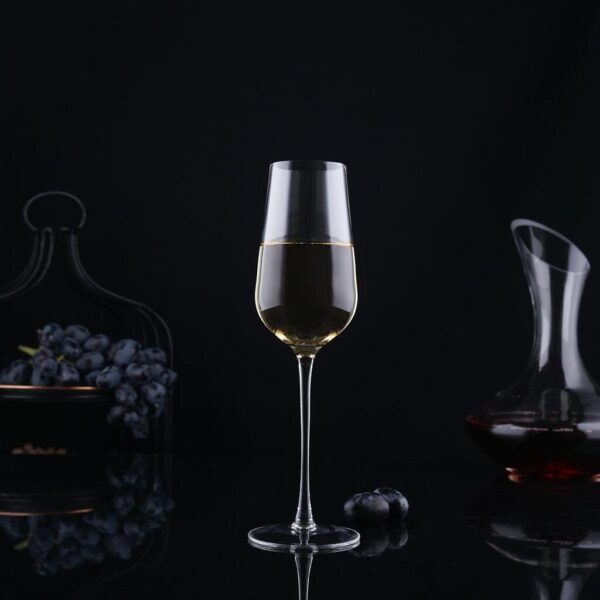 Бокал-флюте для шампанского 250 мл хр. "Шале" d 6,5 см h23 см P.L. - BarWare [6] — P.L. BarWare