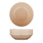 Салатник 400 мл d12 см h5,4 см емкость для закусок Aristocrat Peach Tea Stackable Noble 3