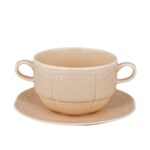 Бульонная пара 390 мл d10,3 см h7 см Aristocrat Peach Tea Stackable Noble 3