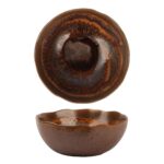 Салатник 1125 мл d 18,5/9,4 см h7,7 см Dark Brown Lava lines Frutti di Mare P.L. Proff Cuisine 2
