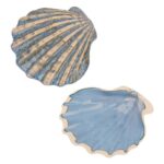 Блюдо для подачи 13 × 12,5 см h 3 см для закусок Shell Northern Blue Frutti di Mare P.L. Proff Cuisine 2