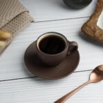 Кофейная пара 100 мл d 6,3 см h5,2 см White Matt New Brown Taiga P.L. Proff Cuisine 2