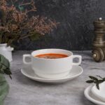 Бульонная пара 350 мл 11,5 см белая фарфор Stackable P.L. Proff Cuisine 1