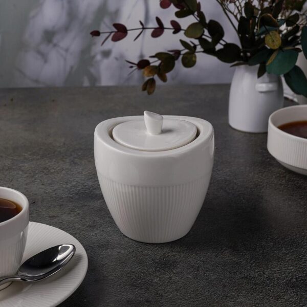 Сахарница 260 мл с крышкой d8,5 см h9 см Neo Silk Noble
