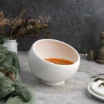 Салатник 870 мл d 16,5 см h13/8 см скошенный белый фарфор NEW P.L. Proff Cuisine 1