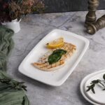 Блюдо прямоугольное 29,5*18,5 см h3,8 см белое фарфор P.L. Proff Cuisine 1