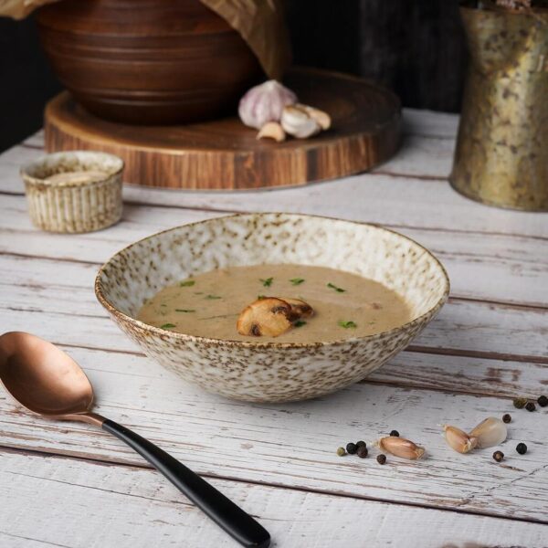 Салатник 500 мл d 18 см h5 см Brown Spider Silk P.L. Proff Cuisine