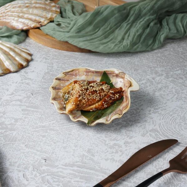 Блюдо для подачи 13 × 12 см h 3 см 50 мл Pearl Shell Frutti di Mare P.L. Proff Cuisine