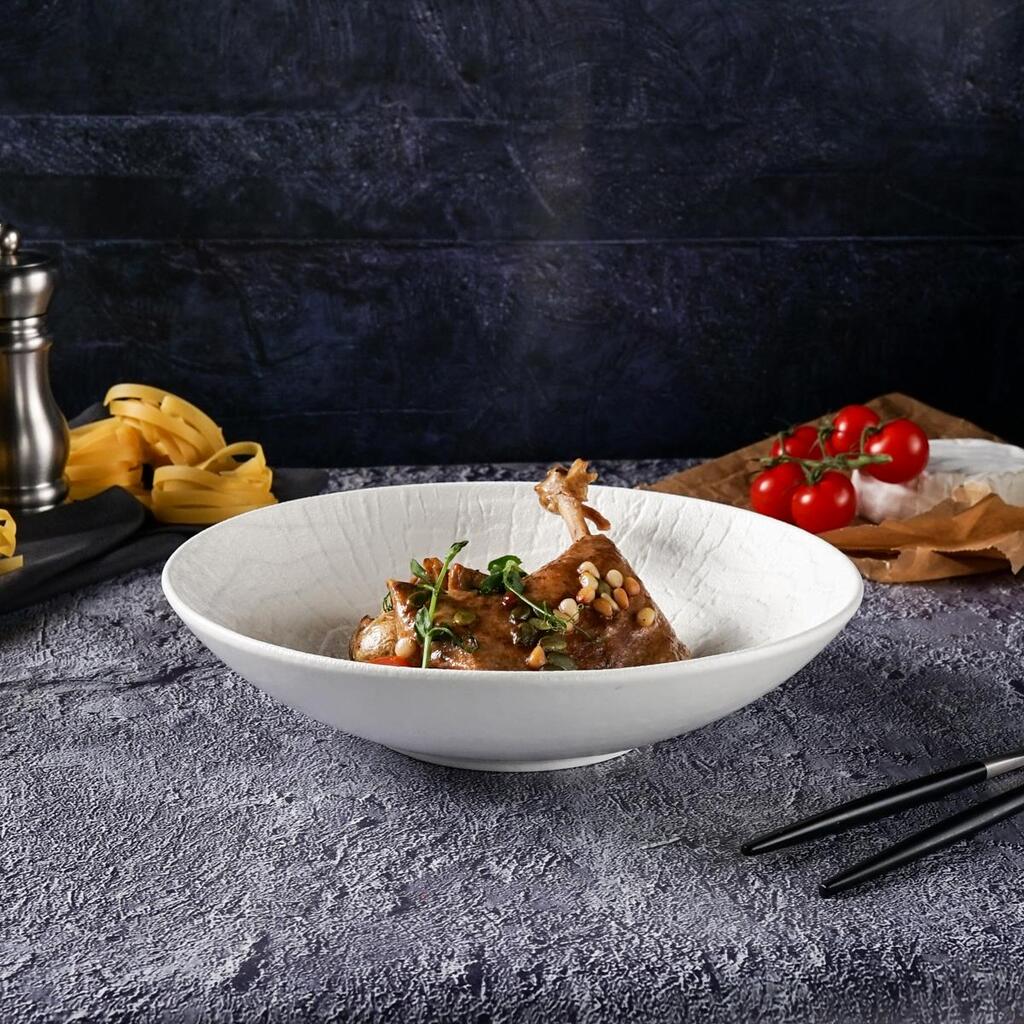 Салатник 1000 мл d 24 см h5,7 см White Raw Wood P.L. Proff Cuisine