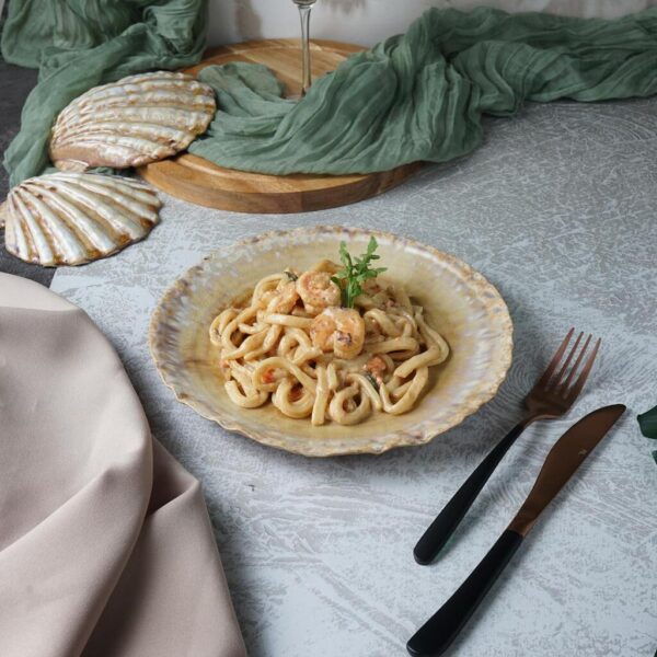 Тарелка мелкая d 23,5 см h 3 см Pearl Sea Stone Frutti di Mare P.L. Proff Cuisine