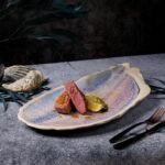 Блюдо овальное 51,8 × 23,5 см h 3,5 см Light Purple Shell Northern Blue Frutti di Mare P.L. Proff Cuisine 1