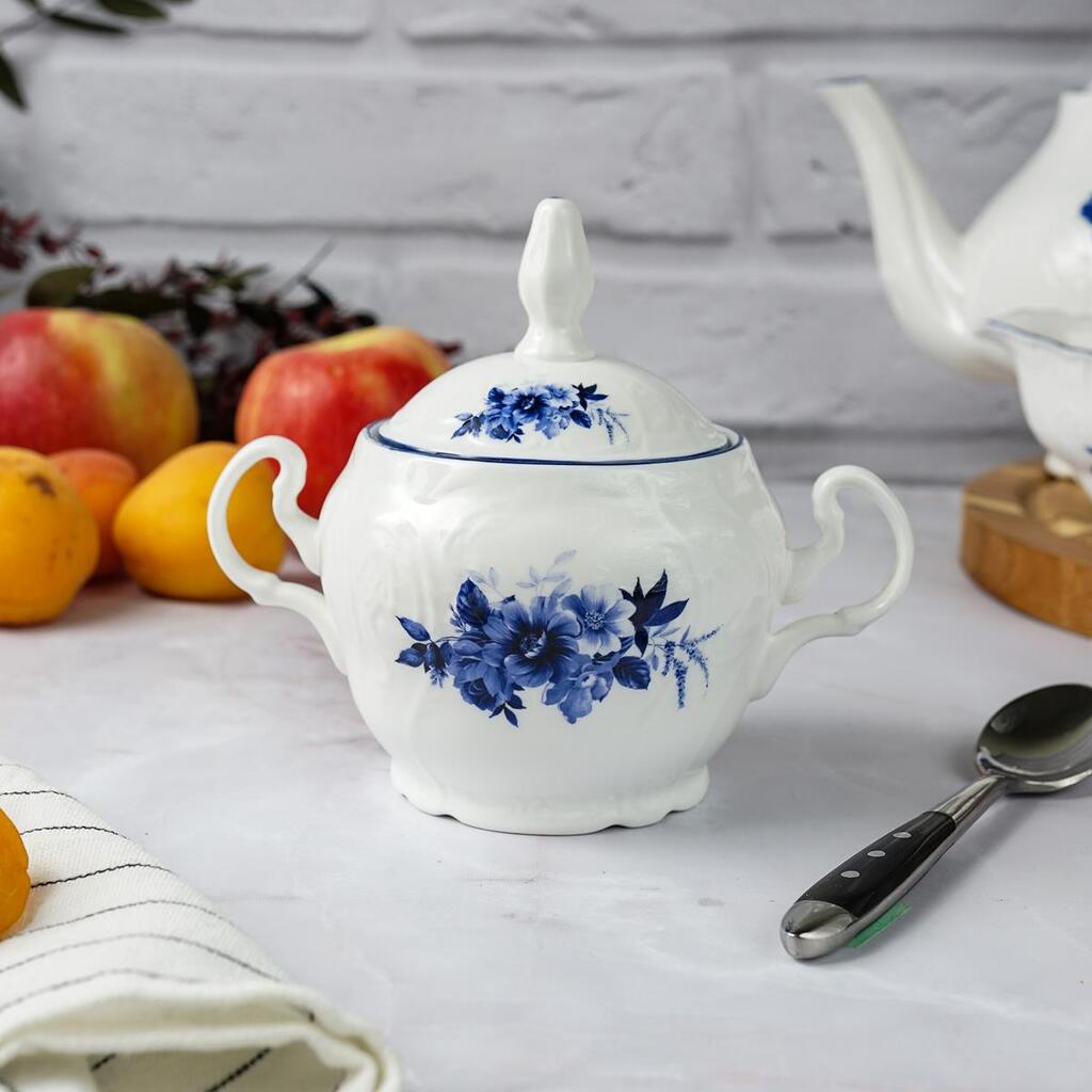 Сахарница 290 мл d 9,3 см h12,5 см Blue Flower P.L. Proff Cuisine