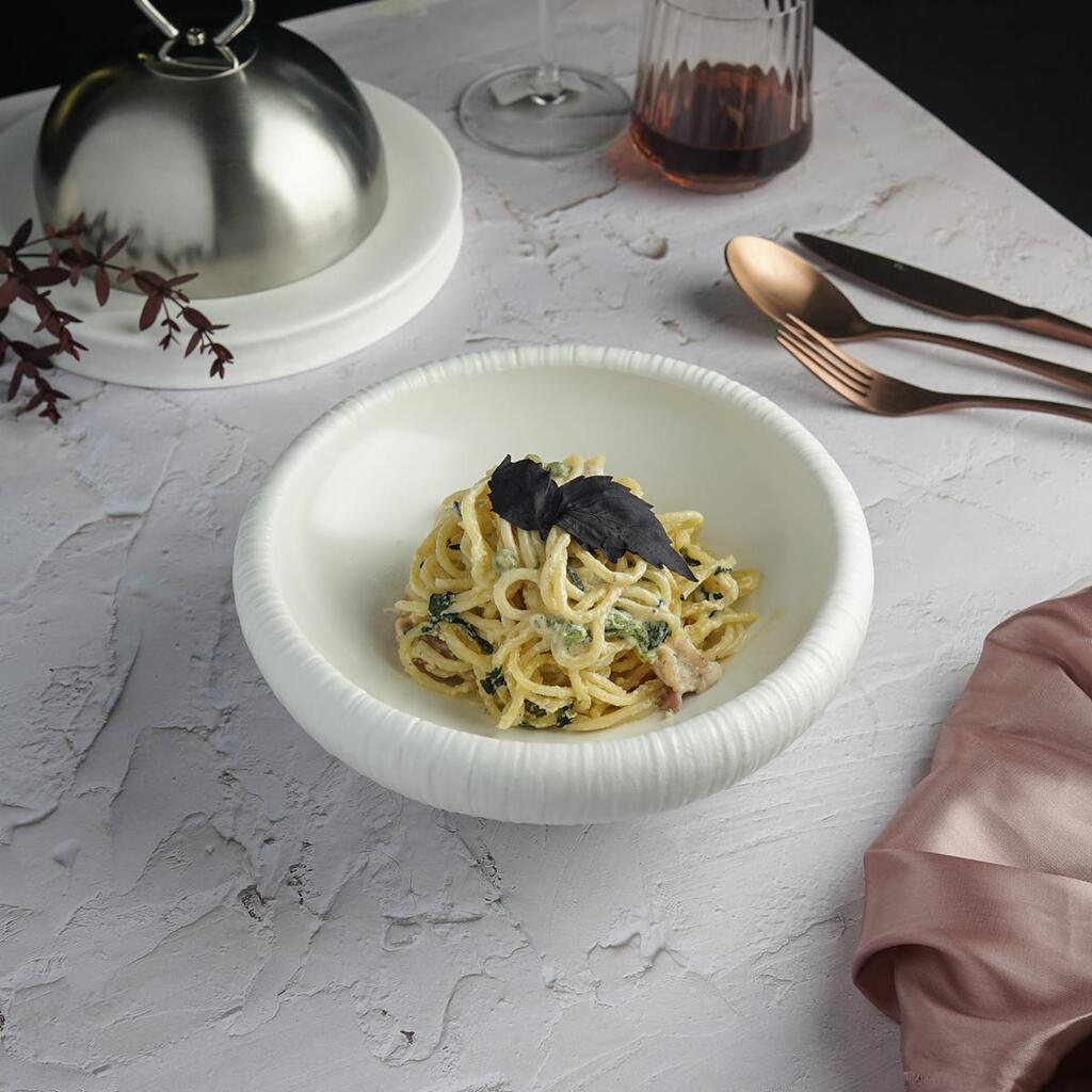 Салатник 600 мл d 20 см h8,3 см глубокий White Moon P.L. Proff Cuisine