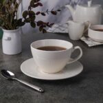 Чайная пара 300 мл белая d10,2 см h6,6 см Neo Silk Noble 1