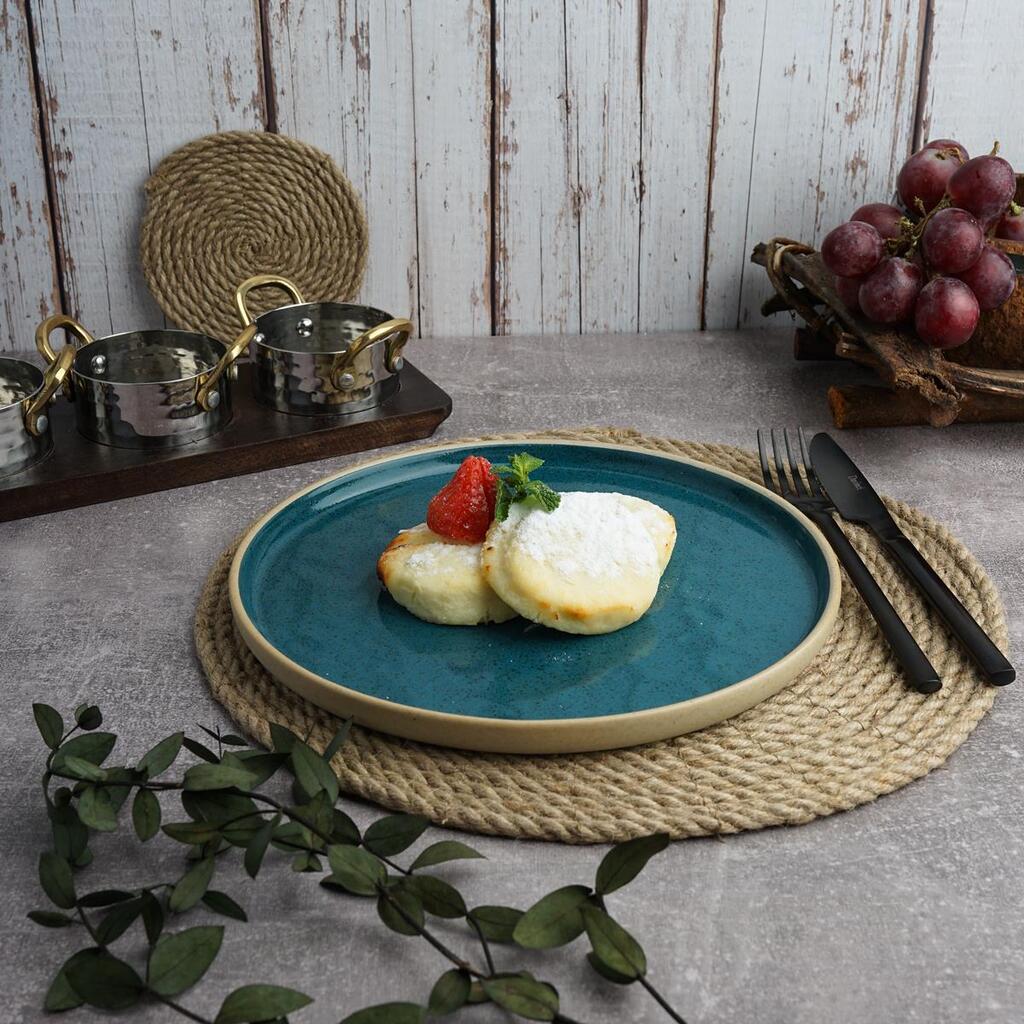 Тарелка с бортом d 23,4 см h1,7 см Mountain Blue Taiga P.L. Proff Cuisine
