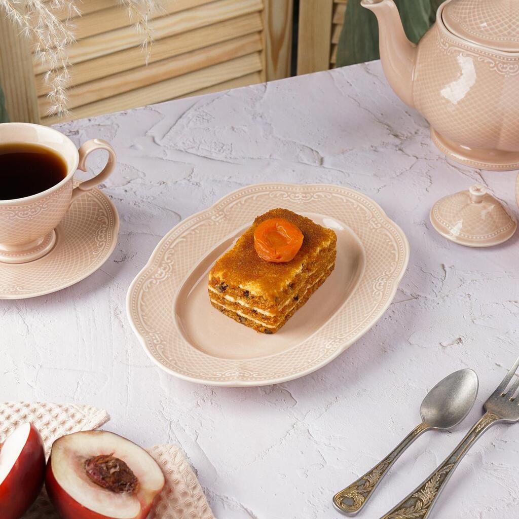 Блюдо овальное 24,8×18 см h2,9 см Aristocrat Peach Tea Noble