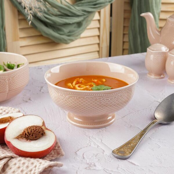 Салатник 650 мл d15 см h7,7 см Aristocrat Peach Tea Noble