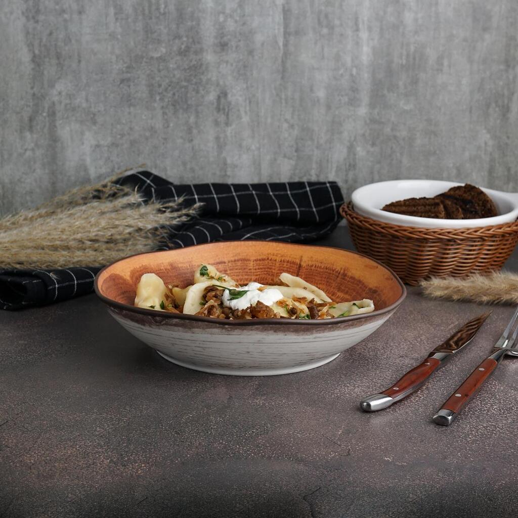 Салатник 925 мл 21,6 × 21 см h 5,1 см Wood Fusion P.L. Proff Cuisine