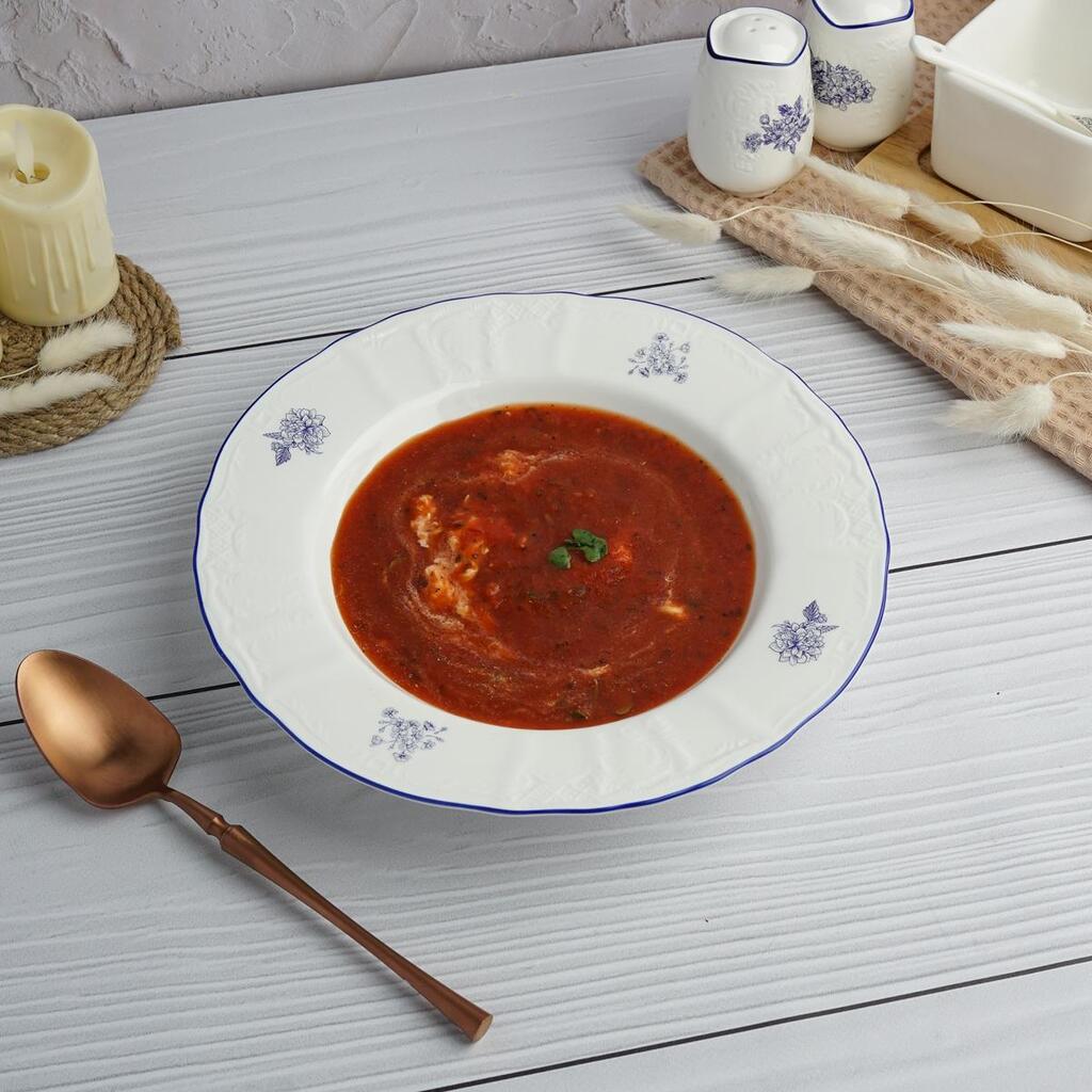 Тарелка глубокая 500 мл d 23,5 см h 3,9 см для пасты, супа Sea Flower P.L. Proff Cuisine
