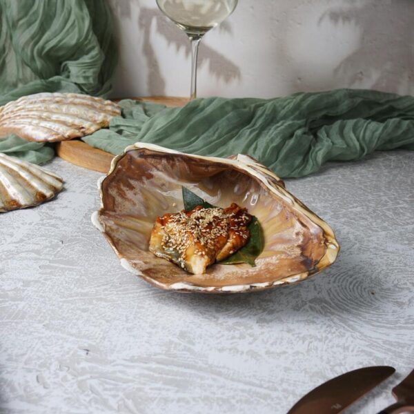 Блюдо для подачи 20 × 14,5 см h 6 см 150 мл Pearl Shell Frutti di Mare P.L. Proff Cuisine