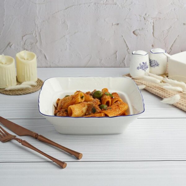 Салатник 800 мл 20 × 20 см h 5,2 см квадратный Sea Flower P.L. Proff Cuisine