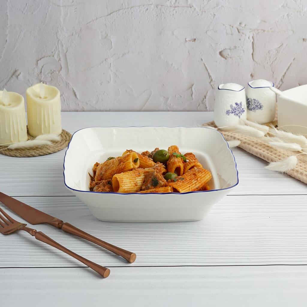 Салатник 800 мл 20 × 20 см h 5,2 см квадратный Sea Flower P.L. Proff Cuisine