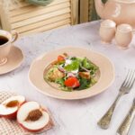 Тарелка d23 см h2,3 см Aristocrat Peach Tea Noble 1