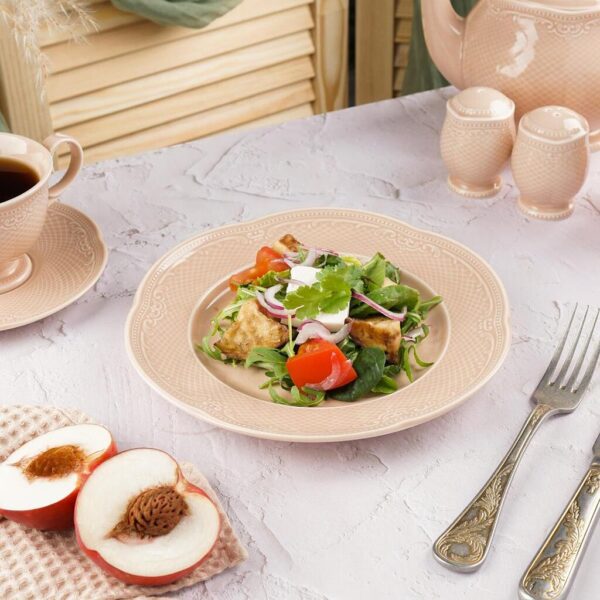 Тарелка d23 см h2,3 см Aristocrat Peach Tea Noble