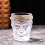 Чашка 240 мл чайно-кофейная без ручки матовая декор Monkey King Barista d 7,3 см h9 см Barbossa [1] 1