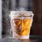 Чашка 240 мл чайно-кофейная без ручки матовая декор Monkey King Barista d 7,3 см h9 см Barbossa [1] 2