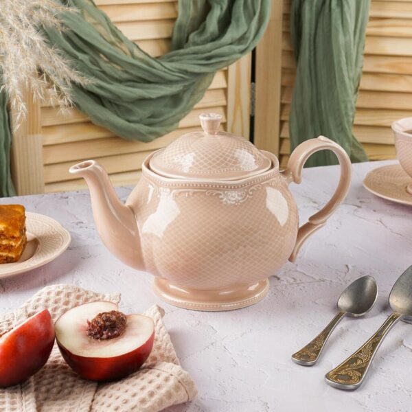 Чайник 1100 мл d15,5 см h11,2 см Aristocrat Peach Tea Noble