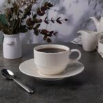 Чайная пара 210 мл белая d8,5 см h6 см Neo Silk Stackable Noble 1