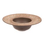 Тарелка глубокая 350 мл d 23 см h6,5 см для пасты/супа Brown Untouched Taiga P.L. Proff Cuisine 2