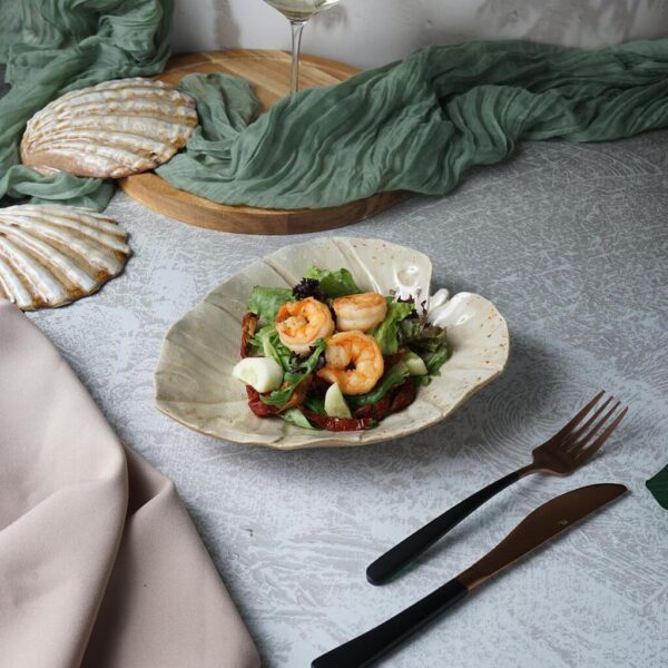 Блюдо для подачи 23 × 19 см h 4,5 см 225 мл Pearl Leaf Frutti di Mare P.L. Proff Cuisine