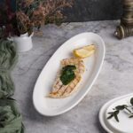 Блюдо овальное 40*16 см h3,5 см белое фарфор P.L. Proff Cuisine 1