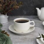 Чайная пара 250 мл белая d 9,5 см h6,2 см фарфор Stackable P.L. Proff Cuisine 1