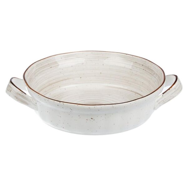 Блюдо круглое d 22 см h 6 см 1500 мл с ручками White Fusion P.L. Proff Cuisine