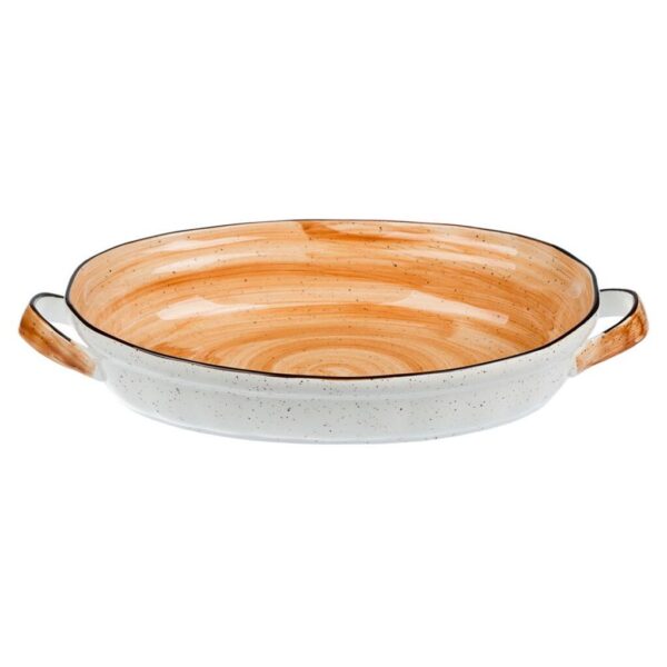 Блюдо овальное 30,5 × 23 см h 5,7 см 2200 мл с ручками Organic Fusion P.L. Proff Cuisine