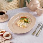 Блюдо овальное 36,5×27,2 см h2,8 см Aristocrat Peach Tea Noble 1