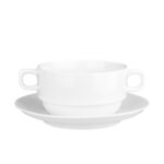 Бульонная пара 350 мл 11,5 см белая фарфор Stackable P.L. Proff Cuisine 2